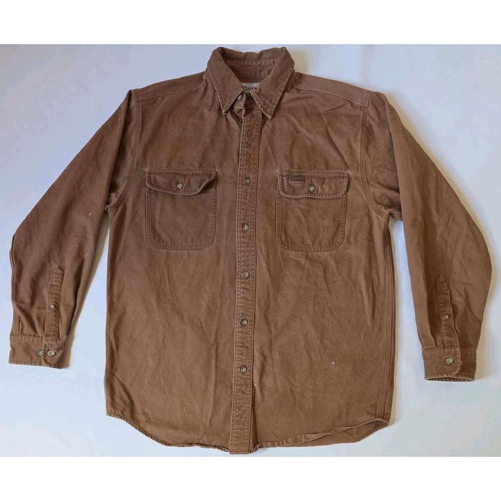 Carhartt Brown Men’s Casual Button-Down Shirt